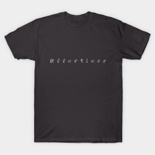 Effortless text design T-Shirt